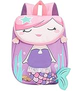 BLUBOON Toddlers Backpack for Girls Cute Preschool Backpack 3D Schoolbag Toddler Bookbag for Kids...