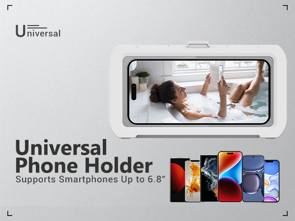 shower phone holder
