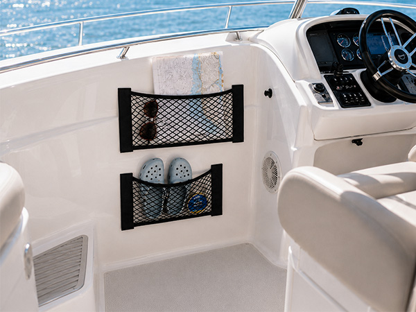 boat storage mesh pocket