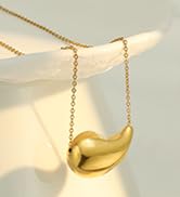 Gold Teardrop Necklace