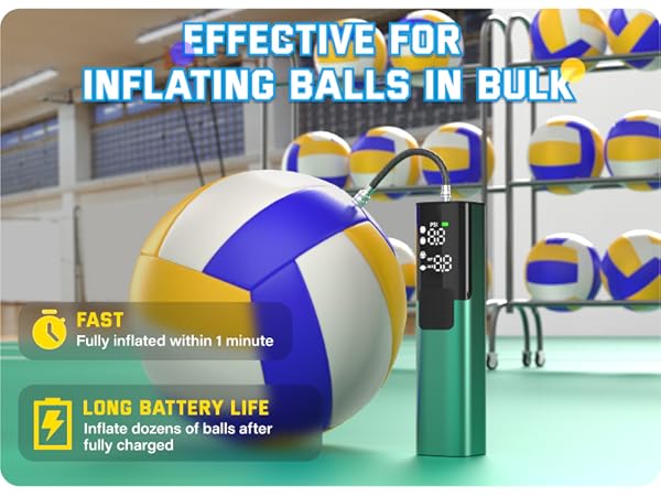 ball pump for sports ball