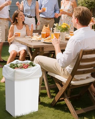 pop up trash cans for parties