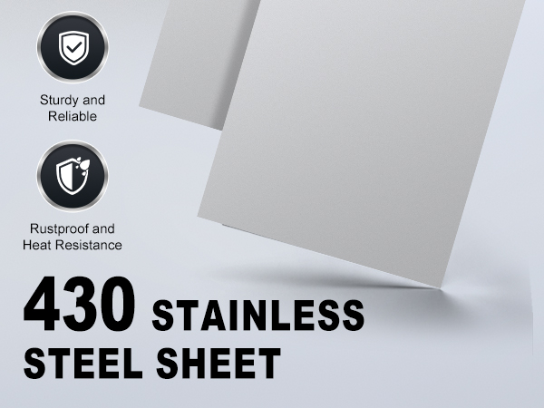 430 Stainless Steel Metal Plates Metal Sheets for Magnets Stainless Steel Sheets for Kicthen