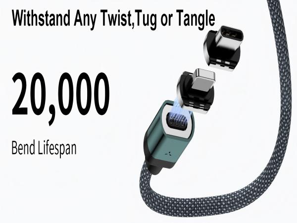100W Magnetic Charging Cable