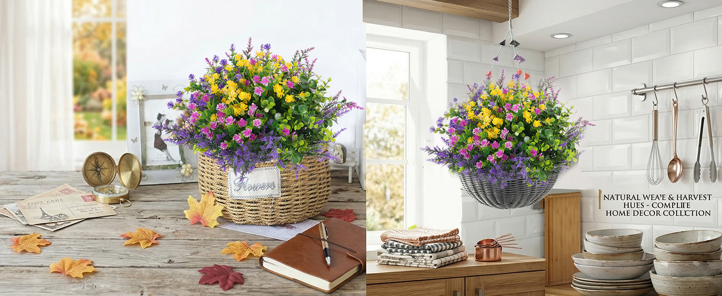 Artificial outdoor flowers