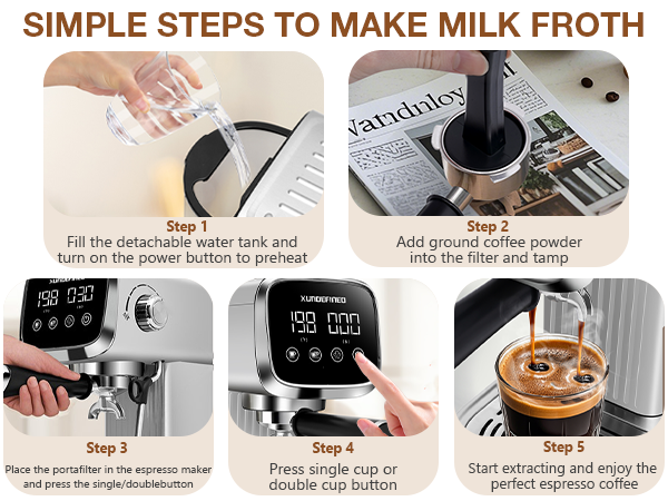 espresso and coffee machine