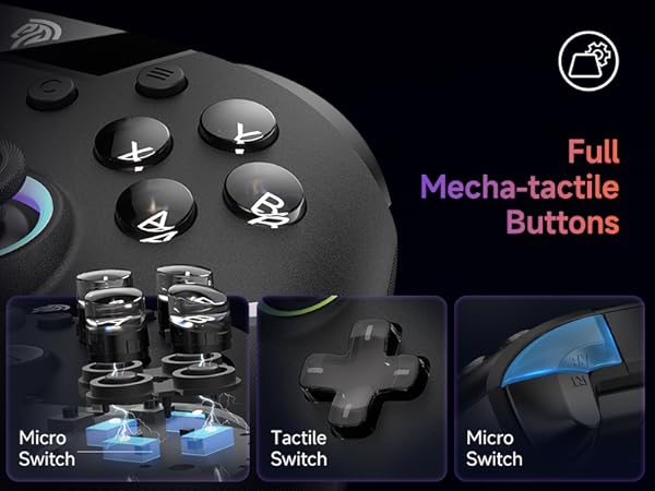 Mechanical tactile buttons