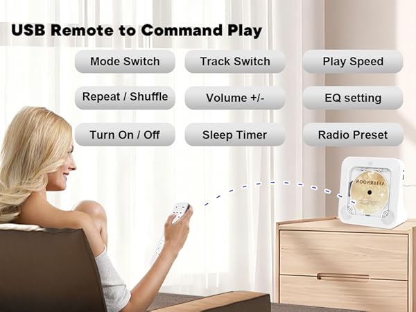 cd player with remote