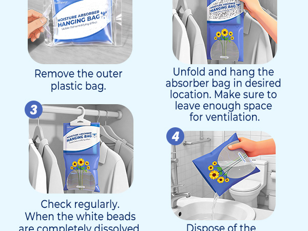 moisture bags for closet