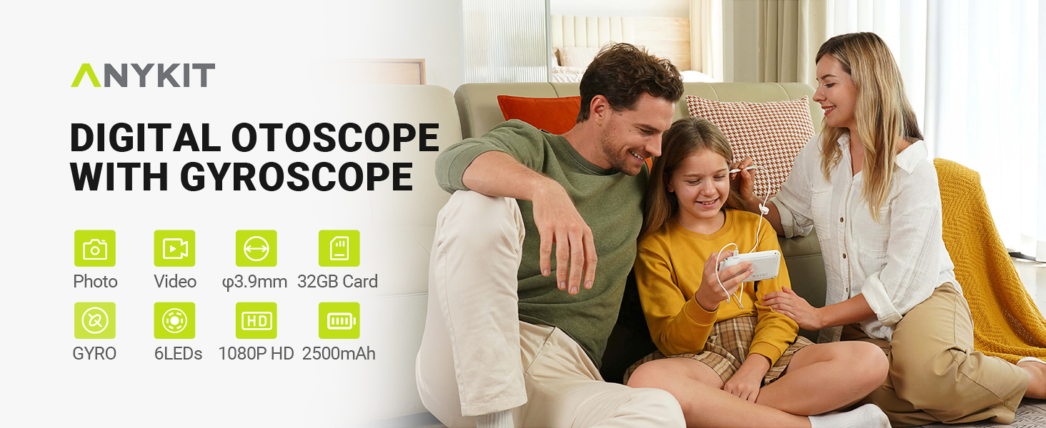 Digital Otoscope with Gyroscope