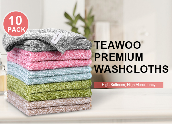TEAWOO PREMIUM WASHCLOTHS