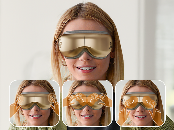 bob and brad eye massager with heat christmas gifts eye mask face massager migraine relief product