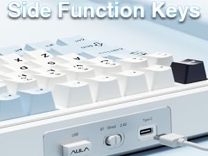 triple mode wireless mechanical gaming keyboard computer keyboards custom keyboard for pc laptop