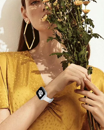 silicone apple watch band