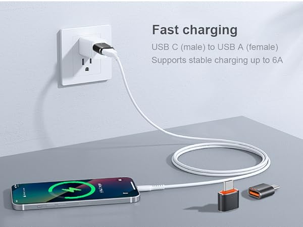  USB C to USB Adapter USB C Male to USB 3.0 Female OTG Adapter