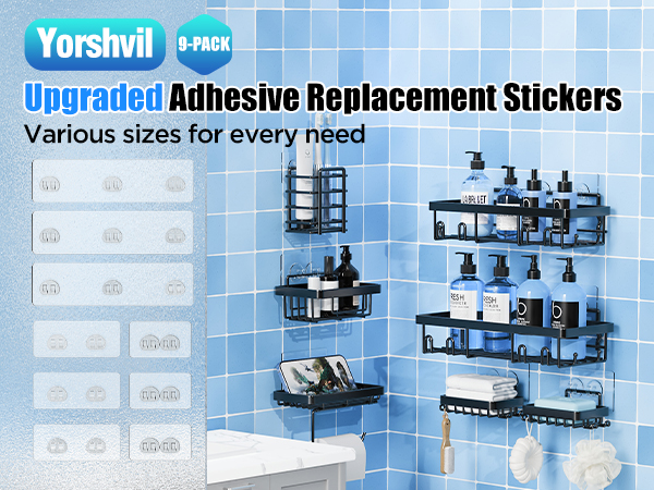 shower caddy replacement adhesive
