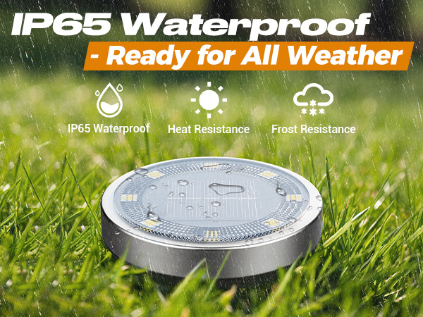 ground solar lights outdoor waterproof