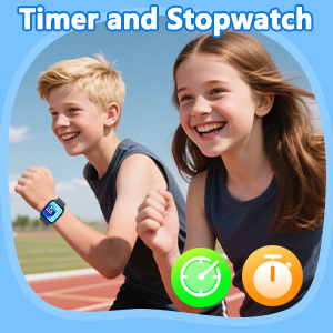 kids watch with timer and stopwatch