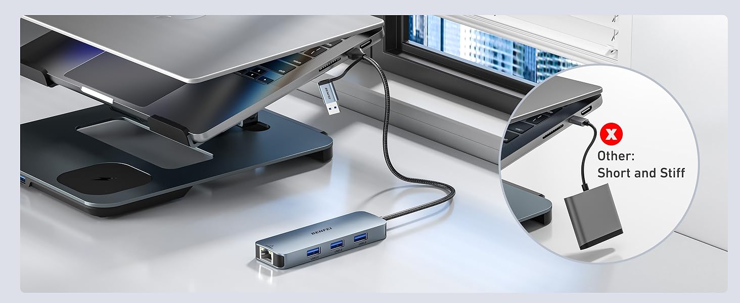 usb port connected to a computer