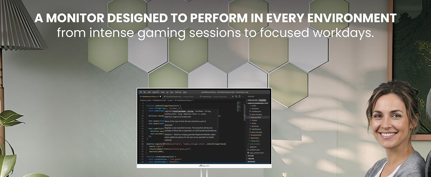 A monitor designed to perform in every environment from intense gaming session to focused workdays