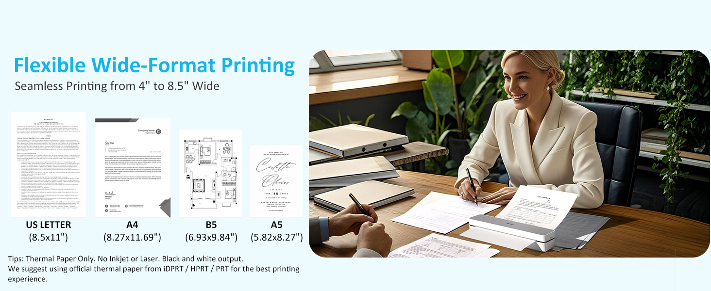 INKLESS PORTABLE Printer JC