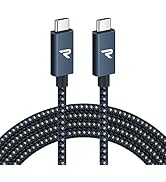 RAMPOW USB C to USB C Cable [100W, USB 3.2 Gen 2X2, 20Gbps, 6.6ft] Thunderbolt 3 Compatible with ...
