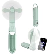 Digibond Mini Portable Fan Rechargeable Handheld Fan 3000mAh Battery 3 Speed Quiet Personal Fan, ...
