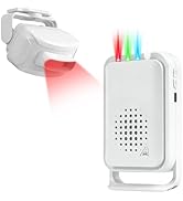 Cruxer Motion Sensor Driveway Alarm, 918FT Transmission Range Wireless Motion Detector Alert, Out...