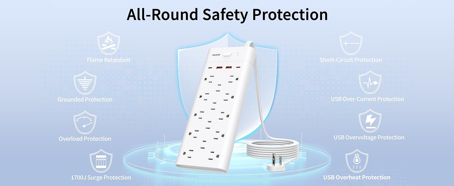power strip with usb ports