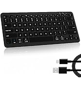 Qulose Bluetooth Keyboard, Ultra-Slim Wireless Keyboard for iPad, Rechargeable Ergonomic Computer...