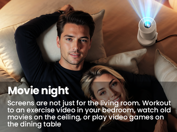 Portable Projector with WiFi/Bluetooth