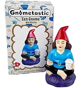 Gnometastic Mini Gnomes - Lady Zen Gnome, 3.75in Meditating Yoga Female Mini Gnome Statue - Mini ...