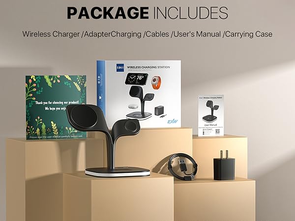 magsafe phone and watch charger