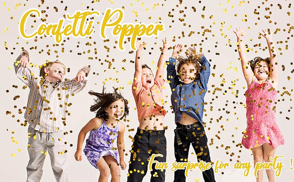 Gold Confetti Popper
