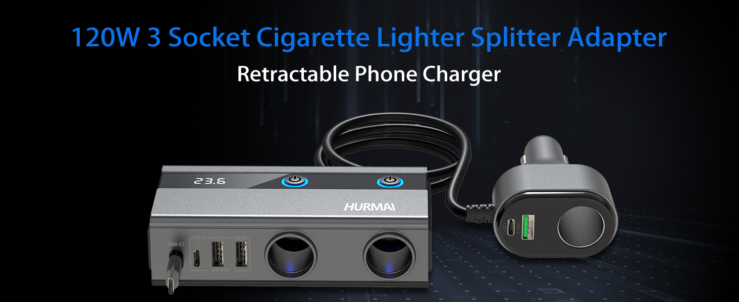 Cigarette Lighter Splitter