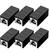 RJ45 Coupler, Ethernet Inline Coupler, Cat5 Adapter, Extended Network Cable Compatible Cat5 / Cat...
