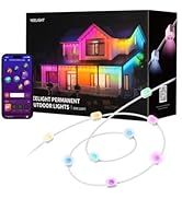 YEELIGHT Smart Outdoor Permanent String Light, 100 Ft, 20+ Lighting Effect, RGB LED, Music Sync, ...