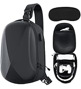 ZYBER Hard Carrying Case for Meta Quest 2 Quest Pro, Black Backpack Travel Case for Oculus Quest ...