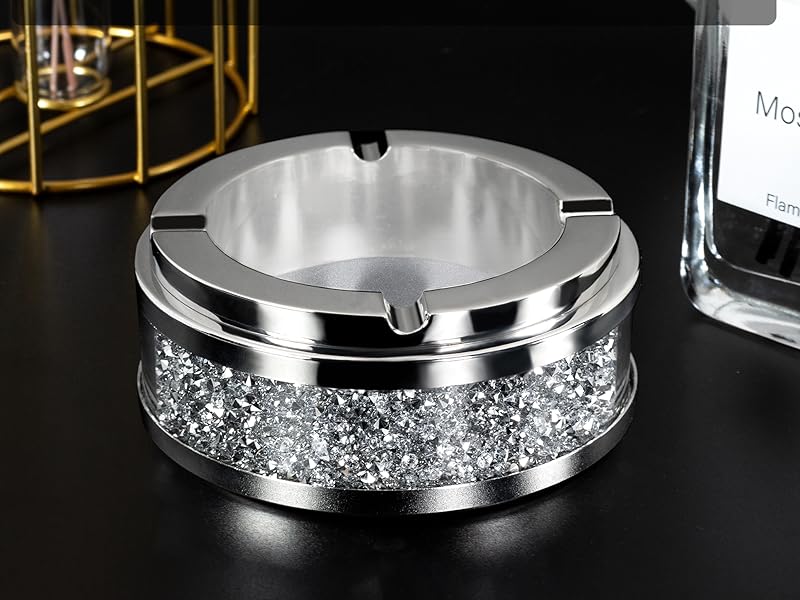 Crystal Ash Holder for Smokers