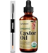 UpNature Lash Serum for Eyelash Growth - 100% USDA Organic Castor Oil for Eyelashes and Eyebrows ...