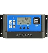PowMr 60a Charge Controller - Solar Panel Charge Controller 12V 24V, Max 48V 1560W Input Adjustab...