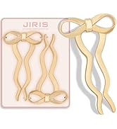 JIRIS 2PCS 5.5Inch Bow French Hair Pins Large U-Shaped Pins for Women and Girls Fashion Metal Hai...