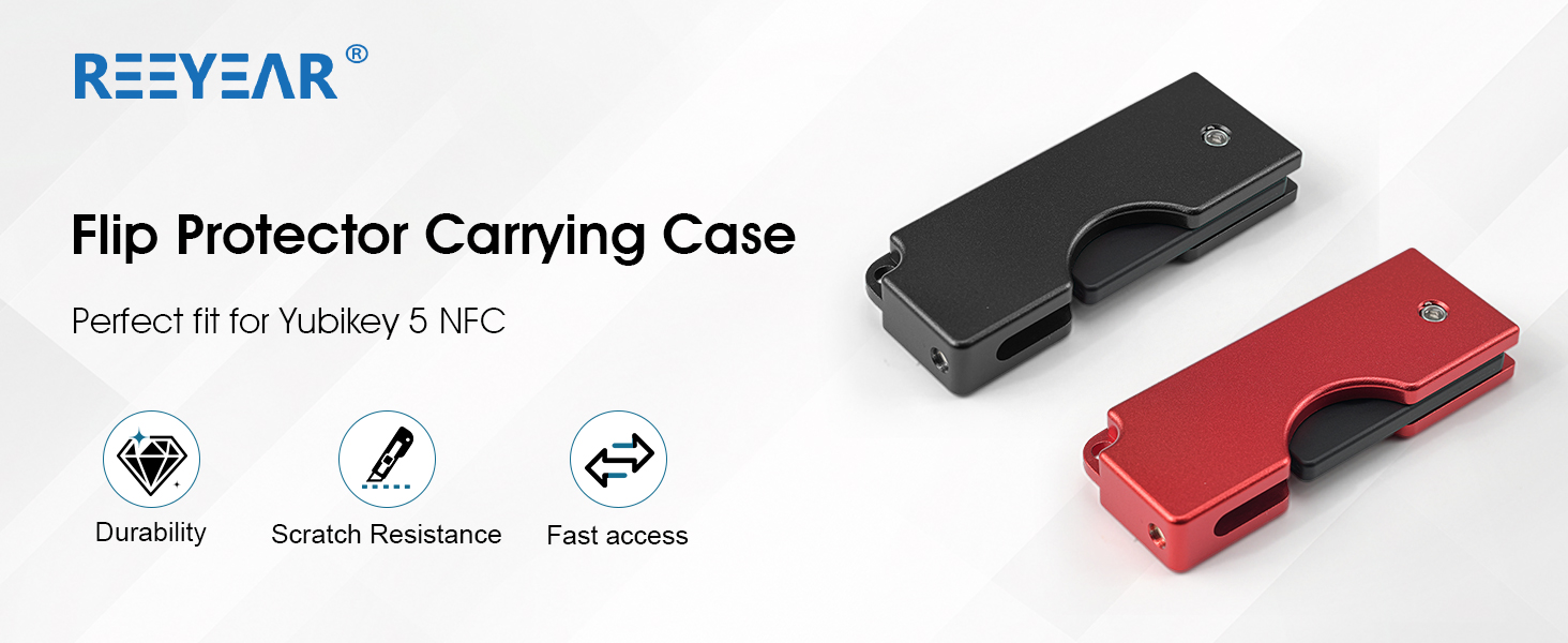 Alumium protec case fits for yubikey 5 nfc
