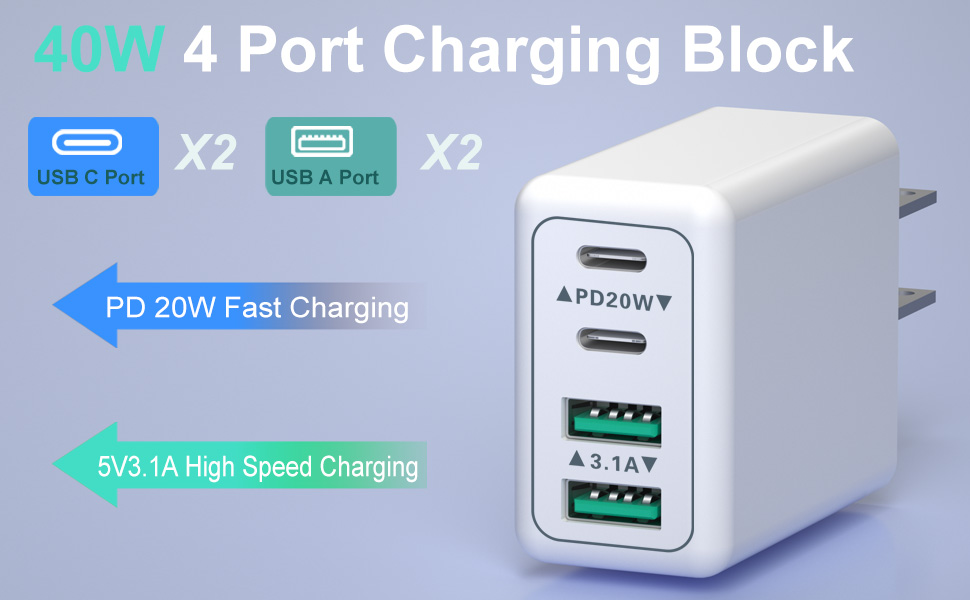 usb wall charger multi port