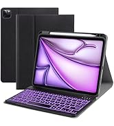 Keyboard Case for iPad Air 11 inch 2025/iPad Air 6th / 5th / 4th Gen, iPad Pro 11 inch (1st/ 2nd/...