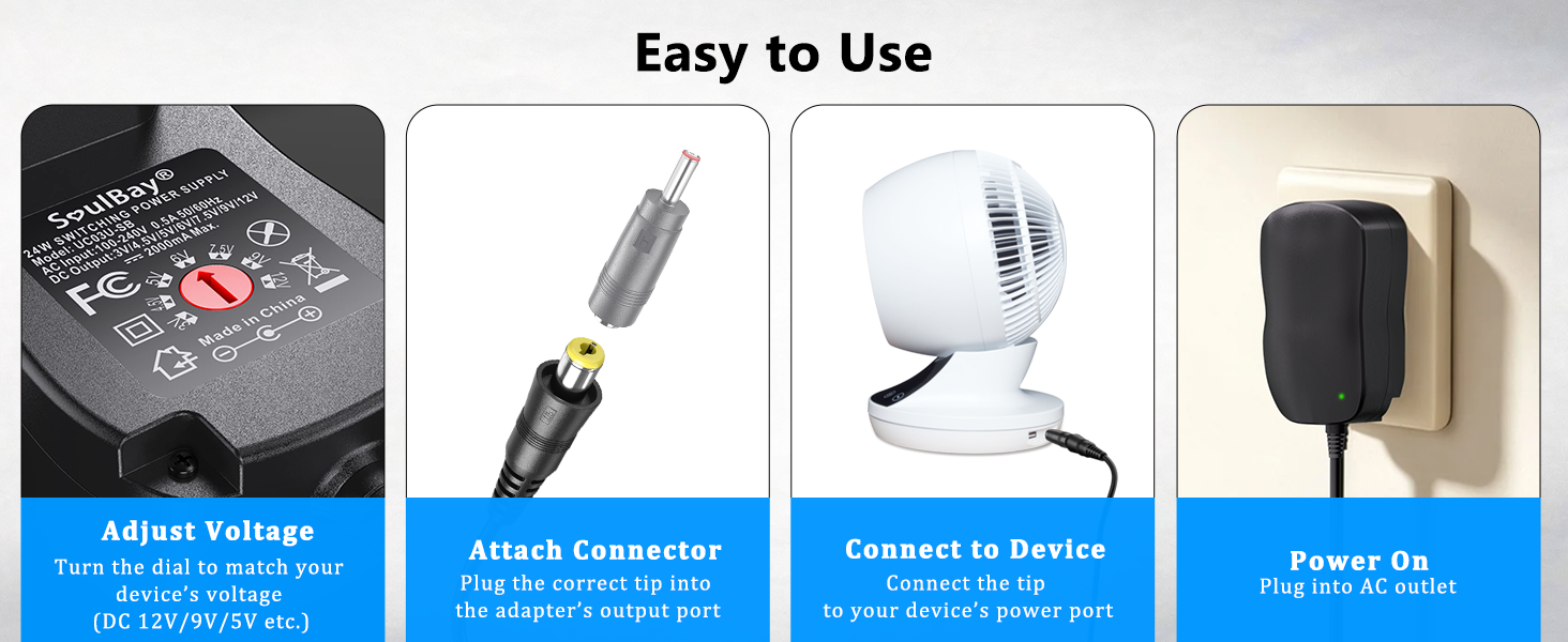 ac dc adapter transformer DC 3V 12V 5V 6V 7.5V 9V 4.5V 1A 0.5A 2A