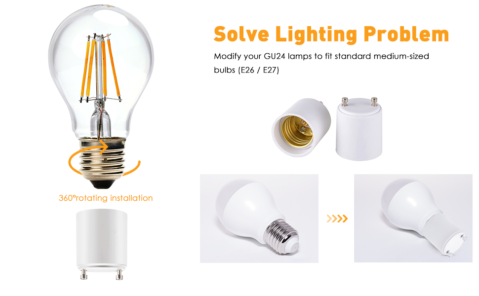 light bulb socket adapter