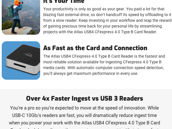 It's Your Time Your productivity is only as good as your gear. You paid a lot for