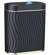 Bathroom Small Trash Can with Automatic Touchless Lid, 2.6 Gallon Smart Garbage Can Narrow Waterp...