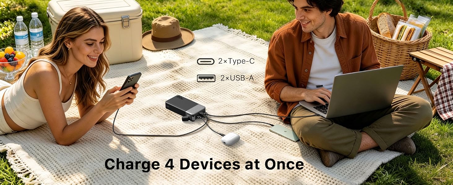 Nobis 20000mAh Power Bank 90W Fast Charging